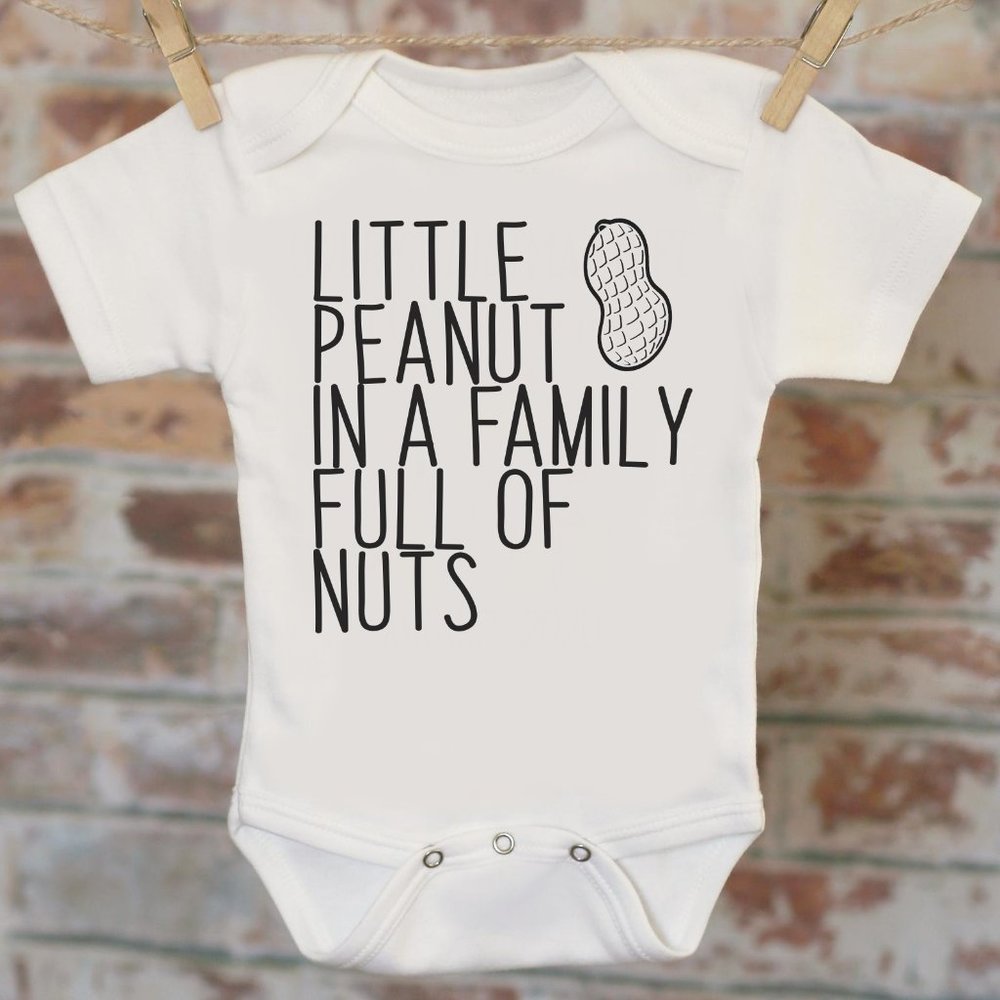 Little Peanut Funny Baby Onesie